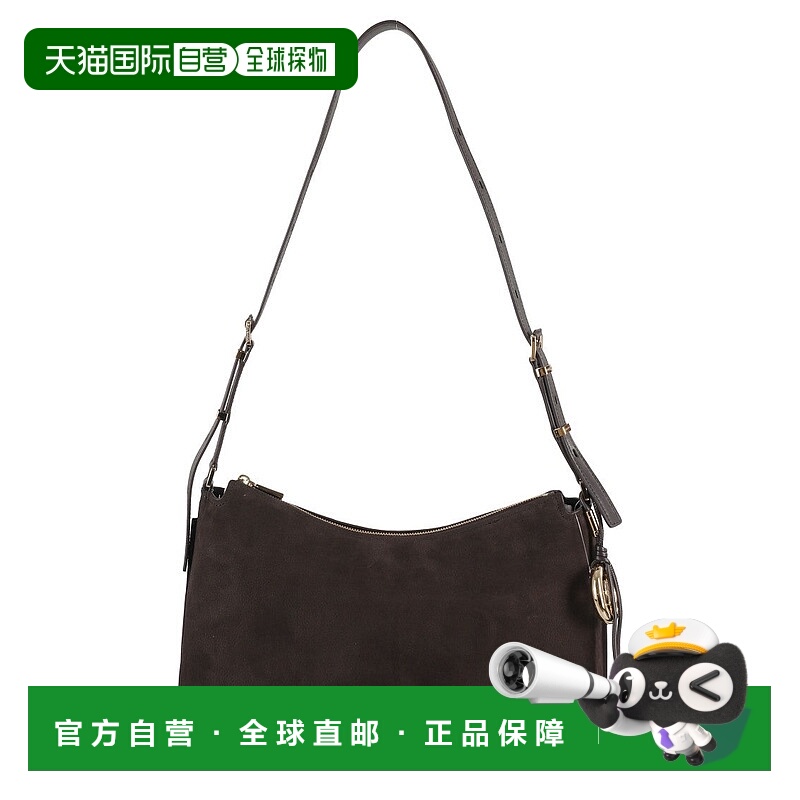 自营michael michael korsSmooth Leather Hobo Shoulder Bag Wit