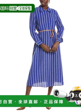 自营 lafayette 148 new york拉斐特148纽约Waylon连衣裙-蓝色 美