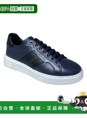 自营 Bally Myko 6300459 Men's Midnight/Black Calf Plain Leat