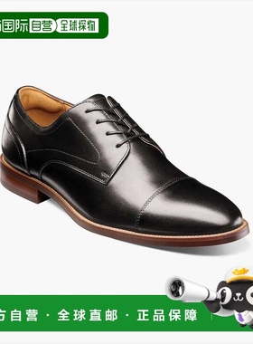 自营Men's Florsheim Rucci 13384-001 Oxford Black Cap Toe Dre