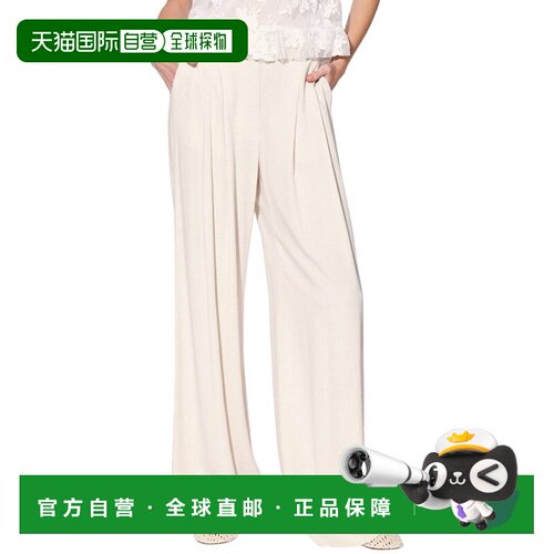 自营Walter Baker Belinda Linen-Blend Pant - oatmeal 美国奥莱