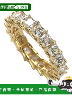自营Suzy Levian Sterling Silver Princess Cut Cubic Zirconia
