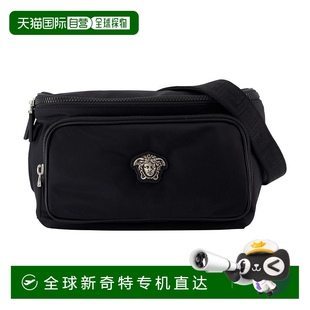 美国奥莱直发 自营 versace皮带袋 尼龙 黑色