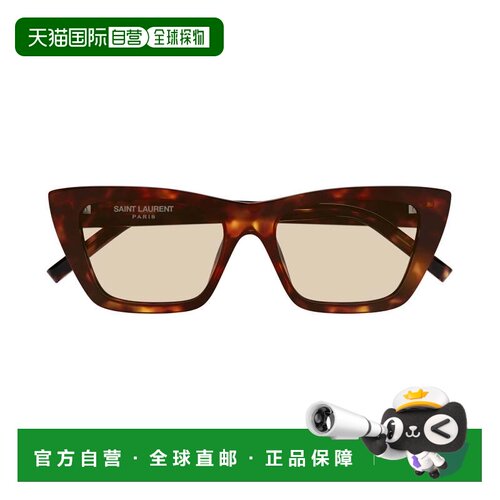 自营saint laurentSl 276 Mica Cat-Eye Tortoiseshell Sunglasse
