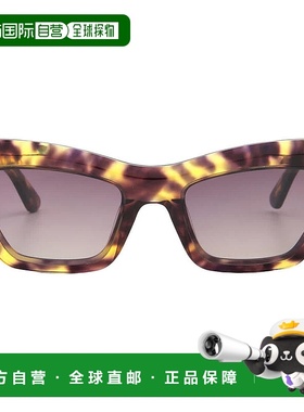 自营Calvin Klein Purple Cat Eye Ladies Sunglasses CK23503S 5