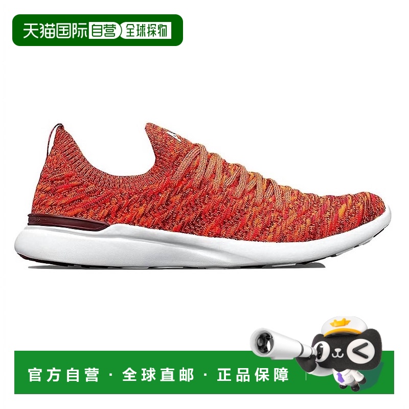 自营 aplMen's Techloom Wave Sneaker In Burgundy/magenta/mela