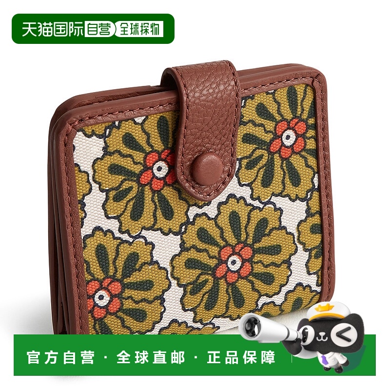 自营vera bradleyOutlet Oxford Canvas Small Tab Wallet - pinw