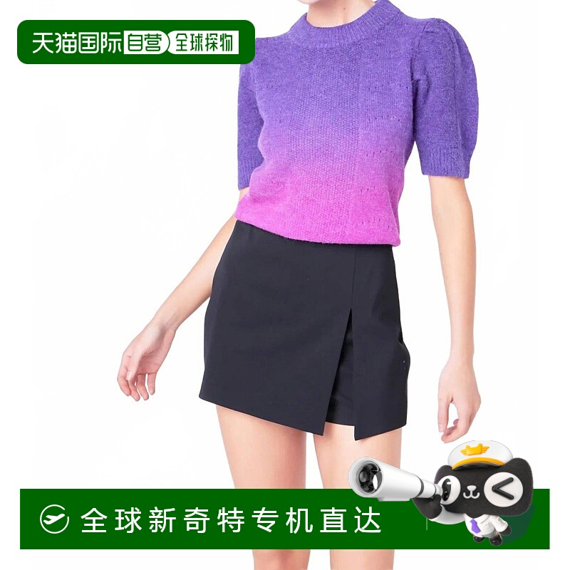 自营 english factory深紫色毛衣上衣 【美国奥莱】直发