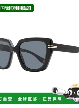 自营Marc Jacobs女士方形蝴蝶太阳镜MJ 1051/S 807IR黑色53mm-807