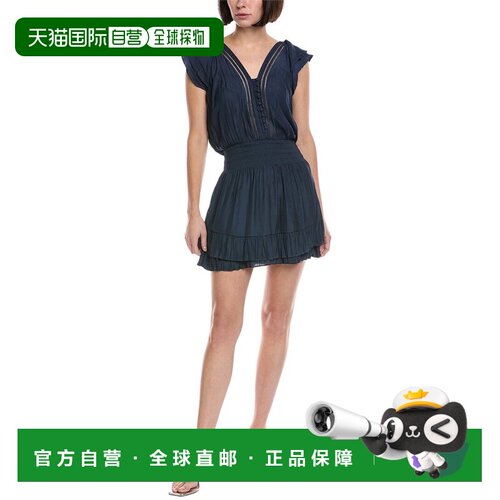 自营Ramy Brook Yulia Mini Dress - navy 美国奥莱直发连衣裙