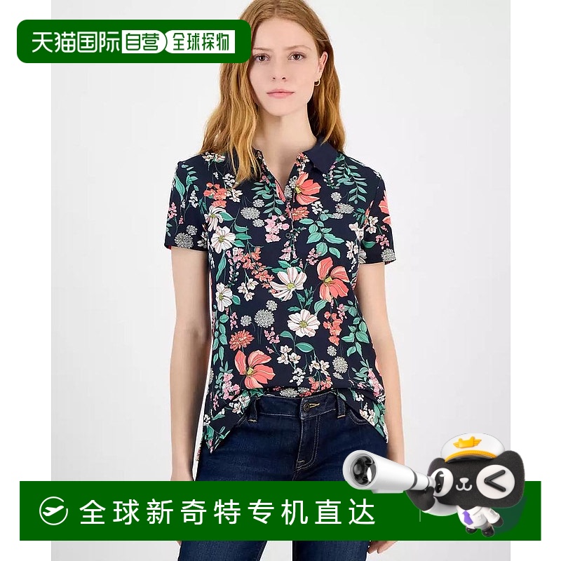 1h可退【美国直邮】tommy hilfiger女士 Polo衫