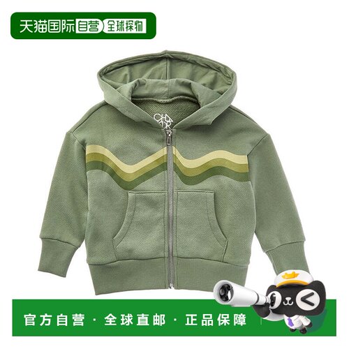 自营Chaser Paxton拉链连帽衫-绿色 美国奥莱直发