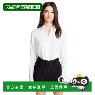 1h可退 【美国直邮】VINCE女士T恤长袖上装简约时尚 舒适透气 个