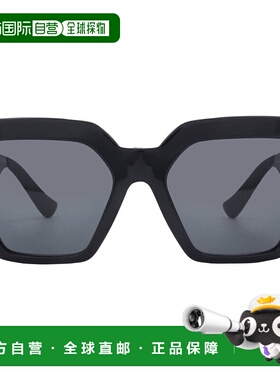 自营Versace Dark Grey Butterfly Ladies Sunglasses VE4458 GB1