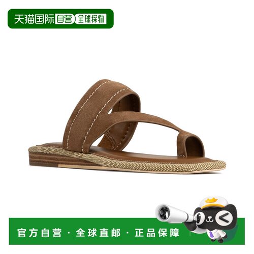 美国直邮自营Donald Pliner Prentice Sandal - brown 美国奥莱