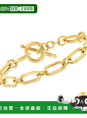 自营Ross-Simons Italian 18kt Gold Over Sterling Paper Clip L