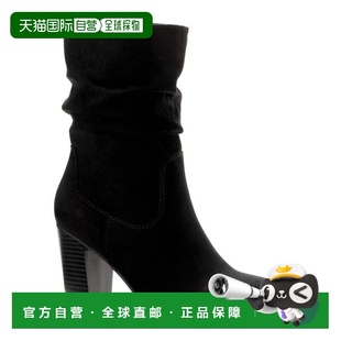 自营Style & Co. Saraa Boots Women's Black Block Heel Mid-Cal