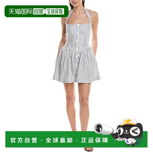 自营opto.p.t Piper Linen Dress - red 美国奥莱直发连衣裙吊带
