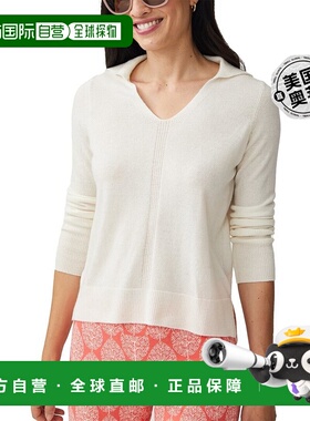 自营 J.McLaughlin Dillia Cashmere Sweater - white 美国奥莱直