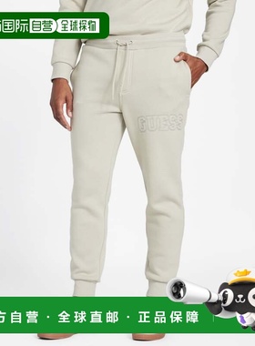 自营guessSaul Logo Jogger Pants - tapioca grey 美国奥莱直发