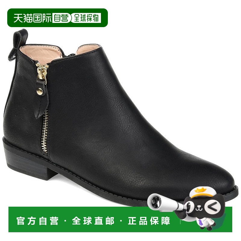 【美国直邮】journee collection 女士 靴子短靴拉链时尚粗跟