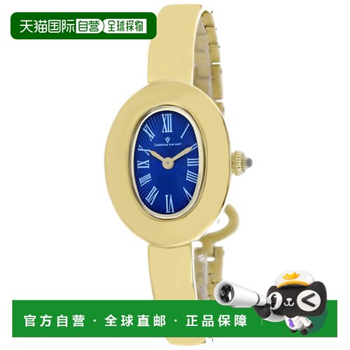 自营Christian Van Sant Women's Anora Blue Dial Watch - blue