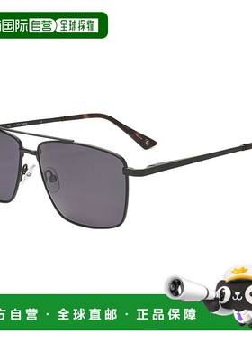 自营 Hackett男式58毫米灰色太阳镜-黑色 美国奥莱直发