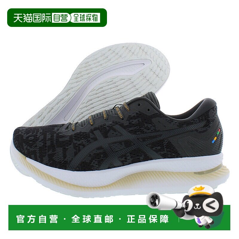 美国直邮Asics亚瑟士男士运动鞋Glideride黑色低帮时尚潮流百搭