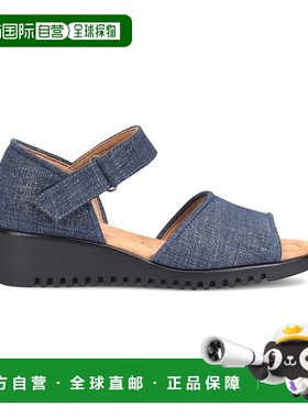 自营Comfortiva Daniella Suede Sandal - denim 美国奥莱直发