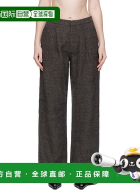 1h可退 香港直邮潮奢 R13 女士 灰色 Wide Leg 长裤 R13WR462R581