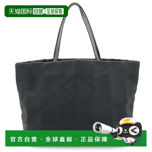 自营Chanel Jacquard Leather Nylon Shoulder Bag Tote Bag (Pre