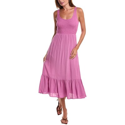 自营Saltwater Luxe Twisted Midi Dress - purple 美国奥莱直发