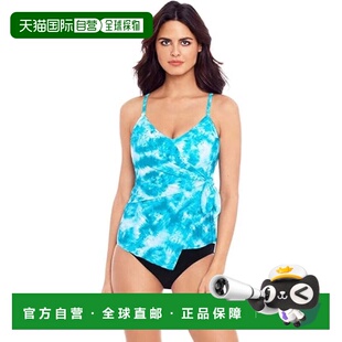 自营Women's Magicsuit Woodstock Carma Tankini Swim Top Blue