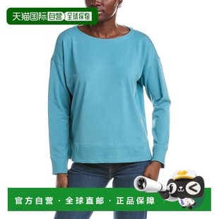 蓝色 费舍尔船颈上衣 美国奥莱直发 fisher艾琳 自营eileen