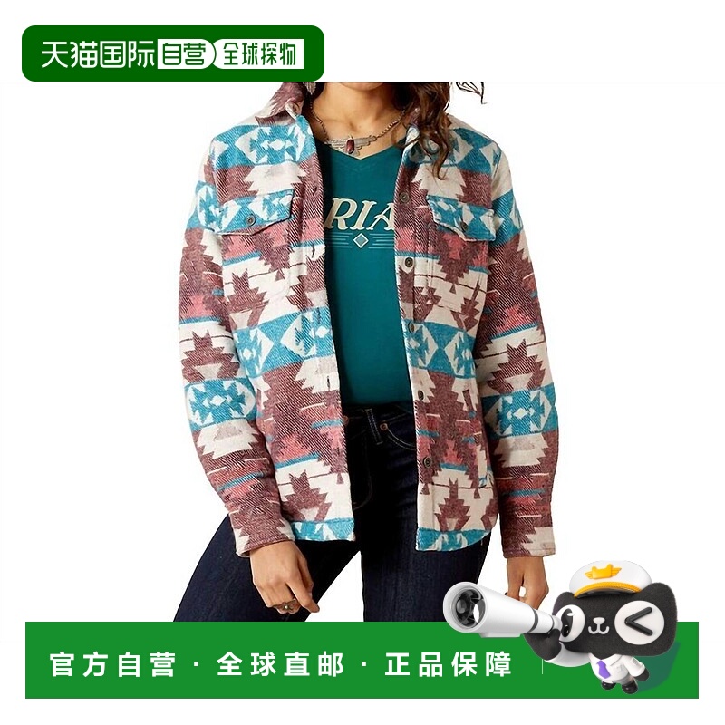 自营ariatBaja Jacquard R.e.a.l Shacket In Multi - multi 美国