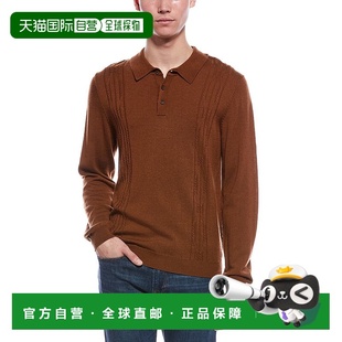 Front Merino Wool 自营Bruno Sweater Cable Polo multi Magli