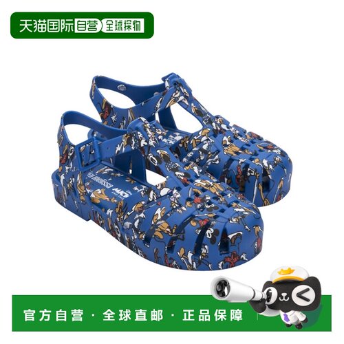 自营Mini Melissa Mini Print Mickey & Friends Sandal - blue