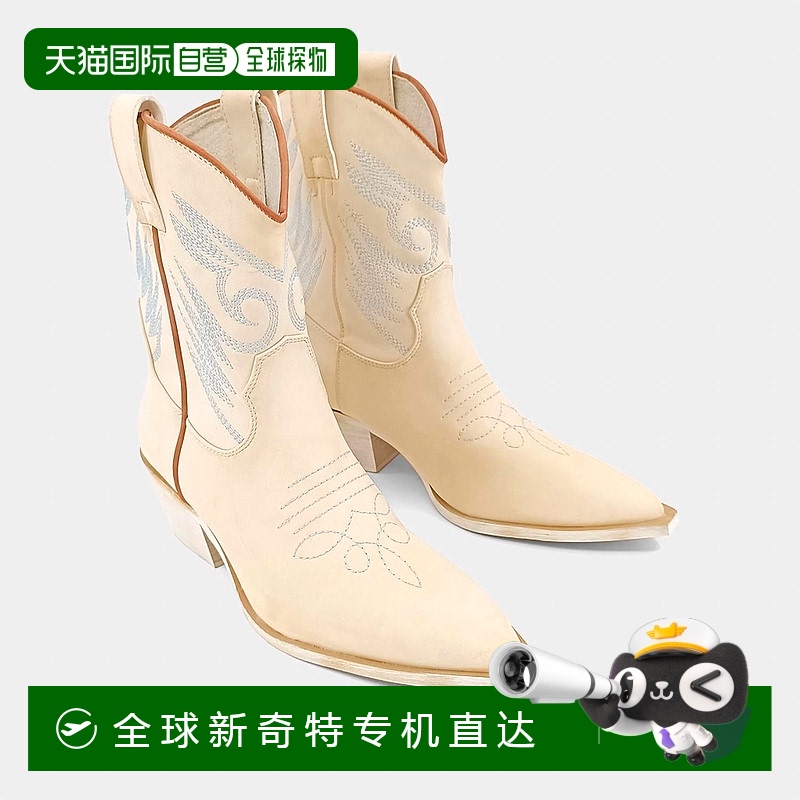 自营 shu shop女士Zahara奶油靴 【美国奥莱】直发