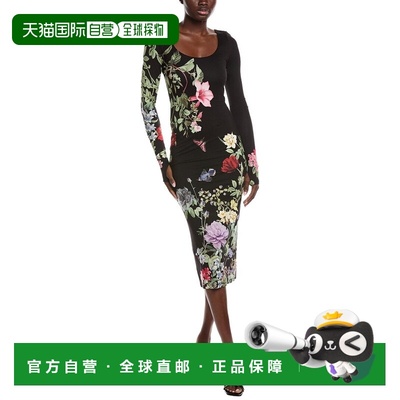 自营alice + olivia Delora Maxi Dress - black 美国奥莱直发