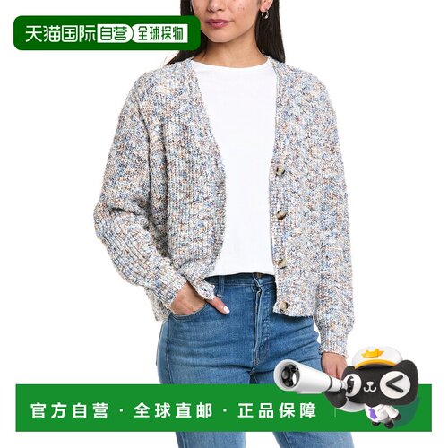自营Splendid Elysees V-Neck Cardigan - Blue 开衫美国直发奥莱