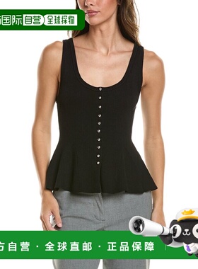 自营TOCCIN Eden Fit & Flare Tank Top-黑色 美国奥莱直发