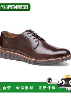 自营Johnston & Murphy Upton Leather Oxford - brown 美国奥莱