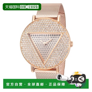 自营 Guess女式标志性36毫米手表-玫瑰金 美国奥莱直发