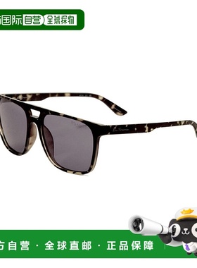 自营ben sherman本 谢尔曼男式58毫米灰色太阳镜-灰色乌龟 美国奥