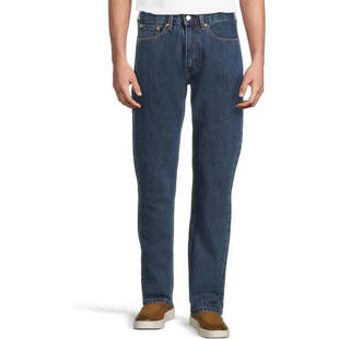 自营Men Levi Blue 505 Denim Jeans Belt Str Loop Stretch