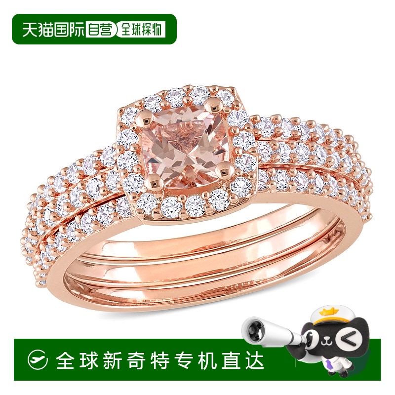 美国直邮julianna b 女士 戒指玫瑰玫瑰金婚戒