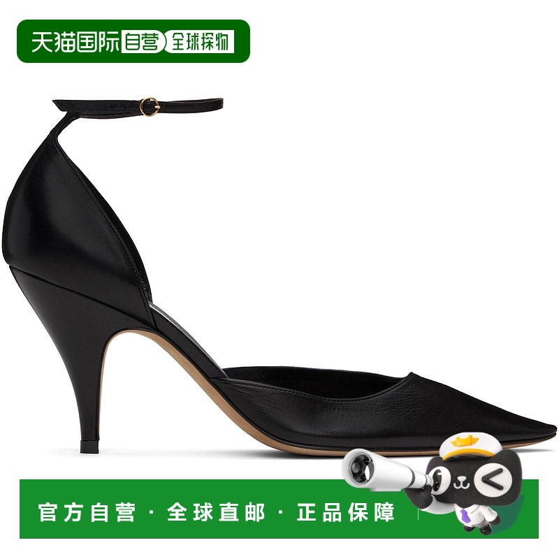 1h可退 香港直邮潮奢 The Row 女士 黑色 Liisa D'Orsay 高跟鞋 F