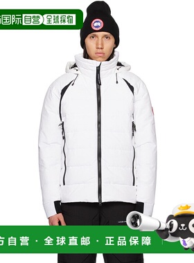 1h可退 香港直邮潮奢 Canada Goose 加拿大鹅 男士 白色 Hybridge