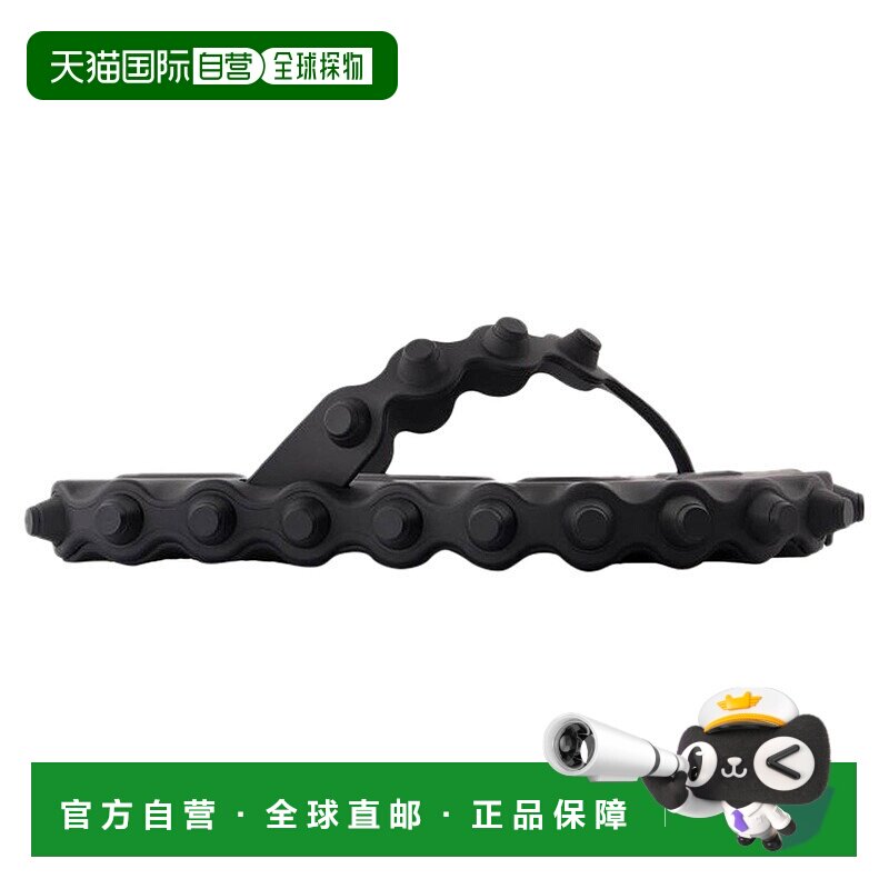 自营 Rapture翻盖平底鞋-Alexander Wang-醋酸酯-黑色-黑色 美国