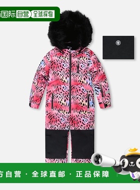 自营deux par deuxOne-Piece Play Snowsuit Multicolor Leopard